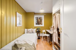 De tredje og minste rommet måler 6,7 kvm. 