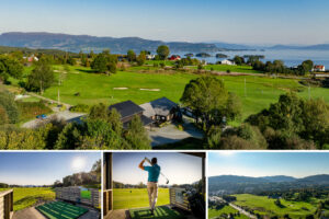 Bjørnafjorden Golfklubb noen minutter unna med bil.