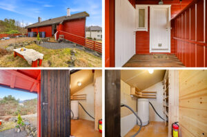 Fine interne løsninger som gir boligen særpreg.
