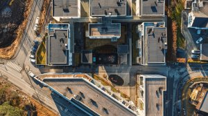 Sameiet disponerer en stor og attraktiv felles takterrasse