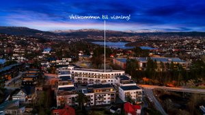 Moderne boligkompleks fra 2016 med heisadkomst til leiligheten