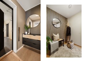 Entré med gode oppbevaringsmuligheter