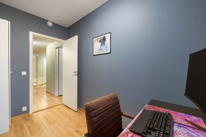 Soverom som også passer fint som hjemmekontor.