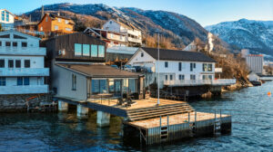 Her kan en fortøye båten rett utenfor stuevinduet (dypvannskai), bade hele året eller prøve fiskelykken. Alt dette kun ca. 25 minutter med tog fra sentrum. 