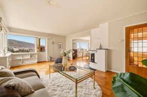 Lys og innbydende dagligstue på 25.8 m²