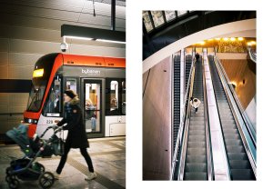 3 - 4 min. å gå til busstopp og bybanestoppet - Haukeland Sykehus