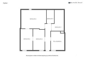 Planskisse for underetasjen