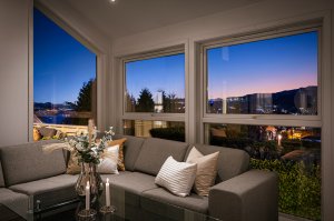 Her er det meste lagt til rette for hyggelige kveldstunder 