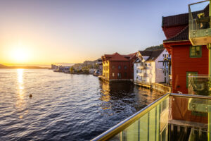 Nyt maritime omgivelser i Sandviken. 