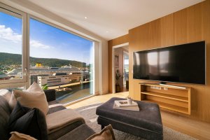 Fleksibelt soverom som også egner seg som TV-stue eller kontor