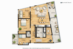 Bli kjent med leiligheten på en unik måte! - Se video