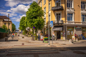 Få minutter til den lokale kjøpmannen på hjørne. 
