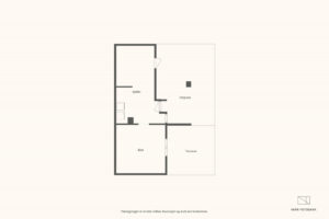 Underetasje | Vaskekjeller (9,2 m²), kjellerrom
(10,6 m²) og kjellerrom (ikke
målbart pga takhøyde)