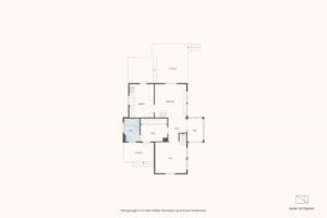 Hovedetasje | Entré/hall (8,6 m²), gang/trapperom
(6,5 m²), bad (5,5 m²), forstue (5,6 m²), stue (14,5 m²), spisestue (16,6 m²) og kjøkken (11,6 m²)