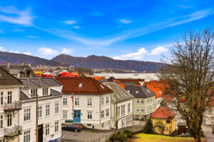 På denne tiden av året har man en vidstrakt og fin utsikt.