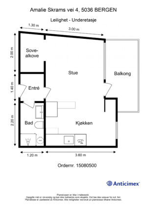 Planskisse (det tas forbehold om feil).