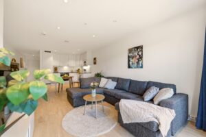 God plass til både sofa- og spisegruppe