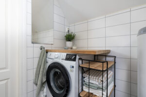 OPPLEGG FOR VASKEMASKIN PÅ BAD